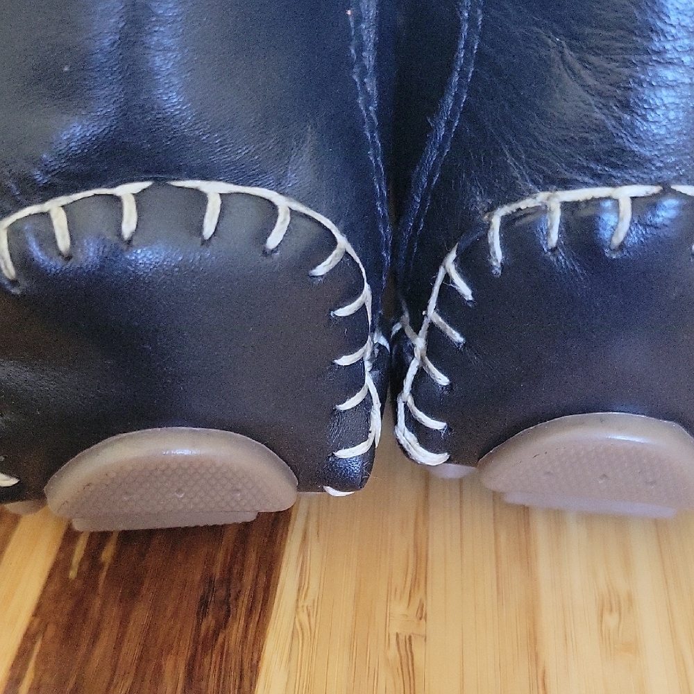 PIKOLINOS Black Leather Flats - Picture 5 of 12